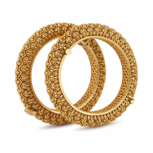 Meena Kari Kundan Bangle Pair