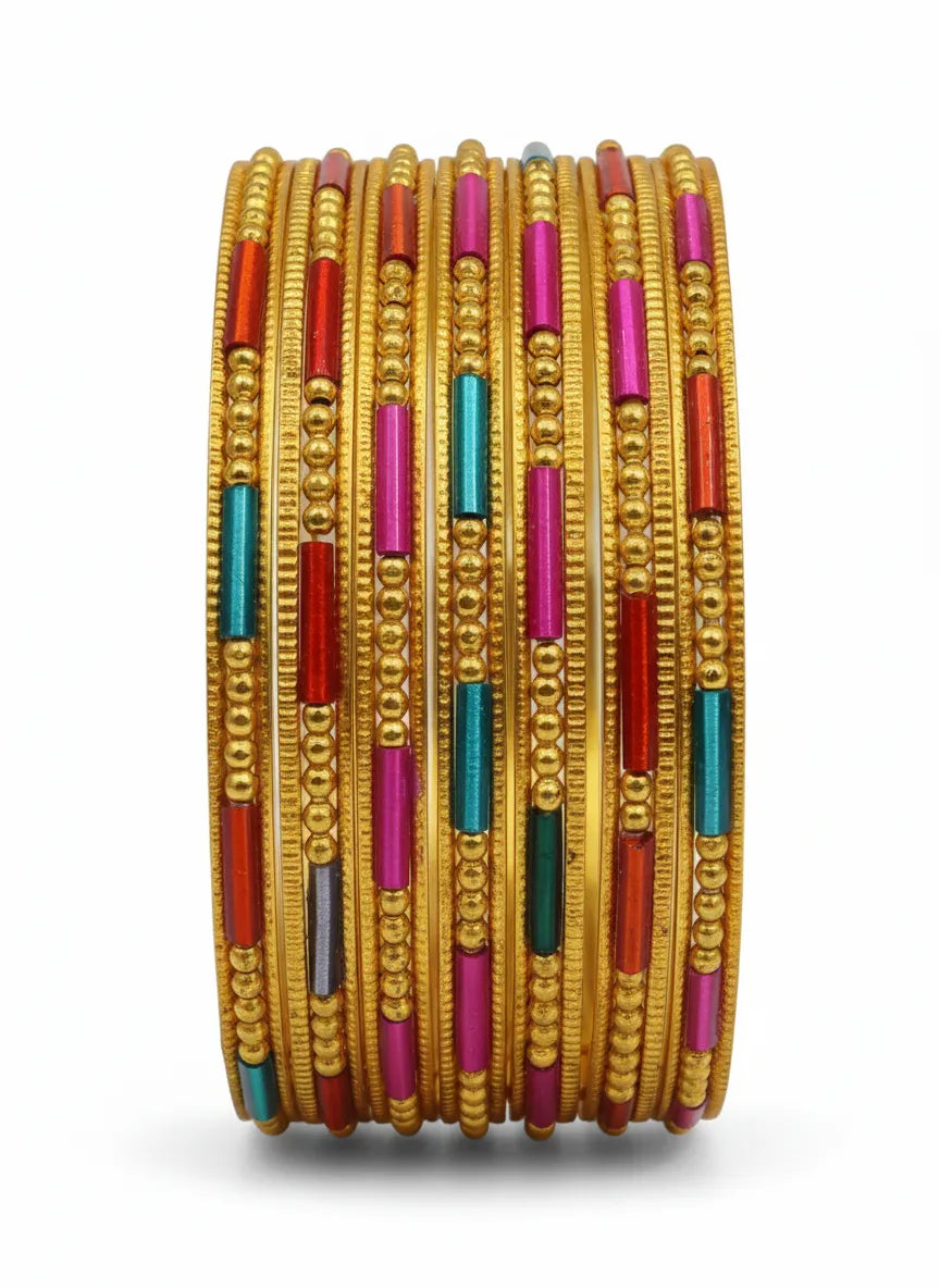 Water proof daily use bangels Multi colour 12 pics