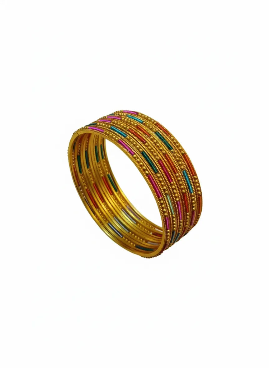 Water proof daily use bangels Multi colour 12 pics