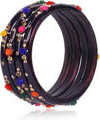 Plastic Bangle Bracelets 4 Pair 1 Hand Set